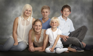 Familie og gruppe billeder, sølvbryllupsgave, fødselsdagsgave, Søskendebilleder